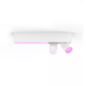 Regleta Centris 2 Focos Philips Hue Blanco White & Colors - Imagen 1