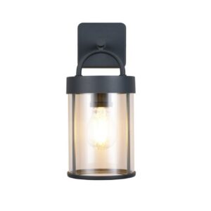 Aplique ALMERIA farol moderno antracita E27 28W IP44 - TRIO Lighting - Imagen 2