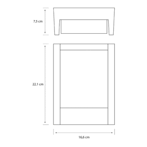 Aplique Arbour LED 3,8W 3000K Ultra Eficiente Antracita IP44 – Philips - Imagen 4