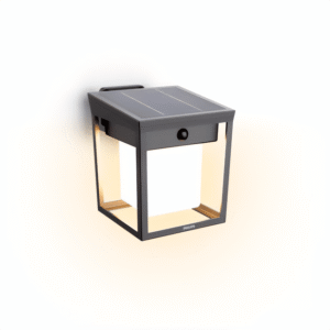 Aplique Blaise LED 1×1,5W 3000K Solar con Sensor Ultra Eficiente Antracita IP44 – Philips - Imagen 1