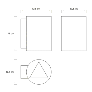 Aplique Buxus LED 2×4,5W 2700K Níquel IP44 – Philips - Imagen 4