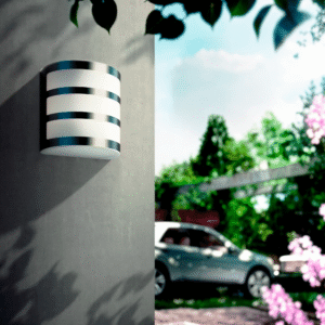 Aplique Calgary LED 1×3W 2700K Níquel IP44 – Philips - Imagen 5