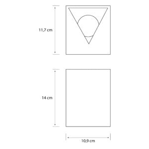 Aplique Cistus LED 2×4,5W 2700K Níquel IP44 – Philips - Imagen 4