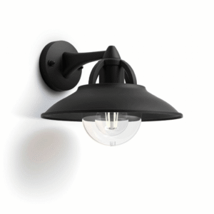 Aplique Cormorant Negro Sin Bombilla IP44 – Philips - Imagen 2