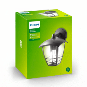 Aplique Creek Down Negro Sin Bombilla IP44 – Philips - Imagen 3