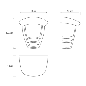 Aplique Creek Negro Sin Bombilla IP44 – Philips - Imagen 4