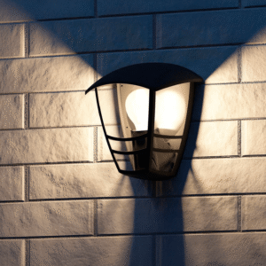 Aplique Creek Negro Sin Bombilla IP44 – Philips - Imagen 5