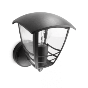 Aplique Creek Up Negro Sin Bombilla IP44 – Philips - Imagen 2