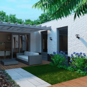 Aplique Creek Up Negro Sin Bombilla IP44 – Philips - Imagen 5