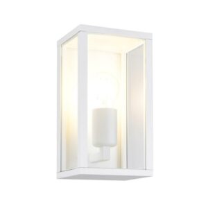 Aplique exterior GARONNE 1 luz E27 10W IP44 blanco - TRIO Lighting - Imagen 1