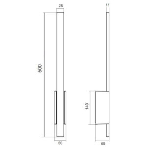 Aplique exterior LED TAWA diseño moderno IP54 - TRIO Lighting - Imagen 5