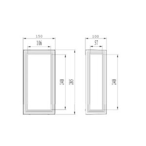 Aplique exterior LED TIMOK 4.9W 470lm 3000K IP54 - TRIO Lighting - Imagen 3