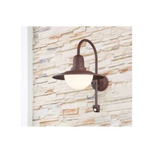 Aplique exterior NORMAN óxido y antracita E27 IP44 - TRIO Lighting - Imagen 2