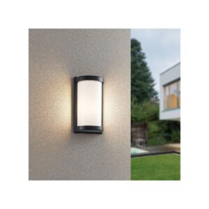 Aplique exterior PUELO rectangular negro E27 10W - TRIO Lighting - Imagen 2