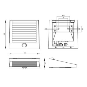Aplique exterior solar ALVORADA regulable 6W 600lm 4000K IP44 - TRIO Lighting - Imagen 6