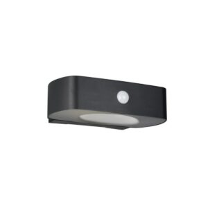 Aplique exterior solar LED BILBAO 6W 700lm 4000K IP44 negro - TRIO Lighting - Imagen 1