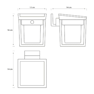 Aplique Ezra LED 1×1,8W 3000K Solar con Sensor Ultra Eficiente Negro IP44 – Philips - Imagen 4