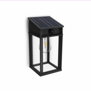 Aplique Geri C LED 1×3,2W 4000K Solar con Sensor Ultra Eficiente Negro IP44 – Philips - Imagen 2