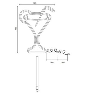 Aplique LED CHEERS neón 2W USB IP20 morado - TRIO Lighting - Imagen 4
