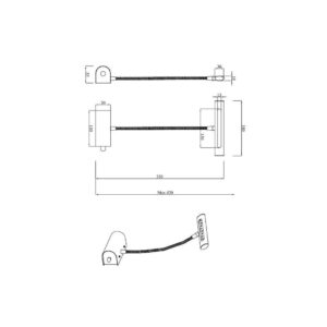 Aplique LED CURTIS 4W 400lm 3000K IP20 para cuadros - TRIO Lighting - Imagen 3