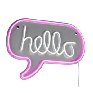 Aplique LED HELLO neón 2W USB IP20 rosa - TRIO Lighting - Imagen 3