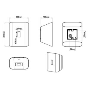 Aplique LED SANTERNO 7.5W 850lm 3 tonos 2300-3000-4000K IP44 antracita - TRIO Lighting - Imagen 5