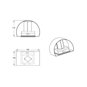 Aplique LED TALENT sin cables 5W blanco con sensor IP44 - TRIO Lighting - Imagen 5