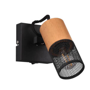 Aplique LED TOSH madera vintage 1 foco IP20 - TRIO Lighting - Imagen 4