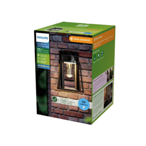 Aplique Lysin LED 1×3,2W 2700K Solar con Sensor Ultra Eficiente Negro IP44 – Philips - Imagen 3