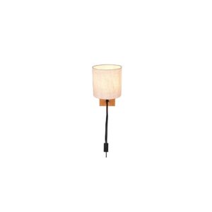 Aplique NILAM madera y textil 2 luces LED 3.1W 3000K IP20 - TRIO Lighting - Imagen 2