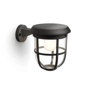Aplique Radii LED 1×1,3W 3000K Solar Negro IP44 – Philips - Imagen 1