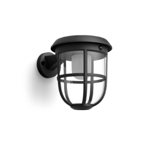 Aplique Radii LED 1×1,3W 3000K Solar Negro IP44 – Philips - Imagen 2