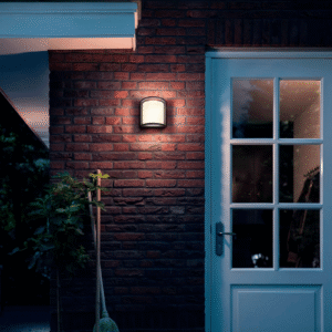 Aplique Samondra LED 1×3,8W 2700K Ultra Eficiente Antracita IP44 – Philips - Imagen 5