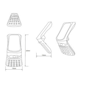 Aplique solar LED DIADEMA 3.5W 300lm 4000K orientable con sensor - TRIO Lighting - Imagen 5