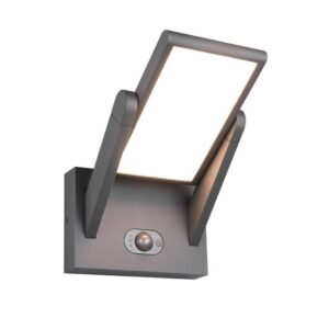 Aplique solar LED MALAWI 5W 700lm 2300-4000K IP44 antracita con sensor - TRIO Lighting - Imagen 3