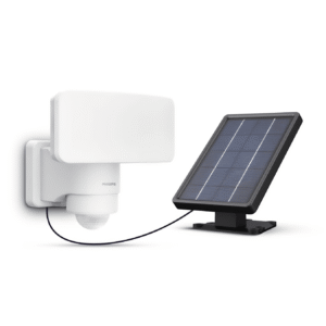 Aplique Tylus LED 1×6W 3000K Solar con Sensor Ultra Eficiente Blanco IP44 – Philips - Imagen 1