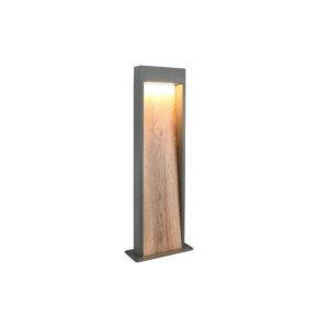 Baliza LED SALMON 60cm 11W 1200lm 3000K IP44 efecto madera - TRIO Lighting - Imagen 1