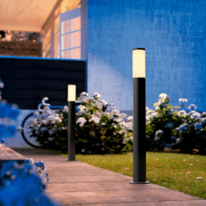 Baliza Utrech G Antracita Sin Bombilla IP44 – Philips - Imagen 4