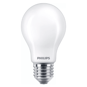 Bombilla Estándar LED 60W Equivalente E27 2700K Luz Cálida Mate No Regulable – Philips - Imagen 1
