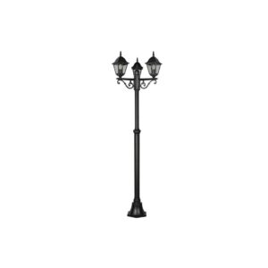 Farola exterior LIVENZA 3 luces 200cm E27 60W IP44 - TRIO Lighting - Imagen 3