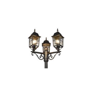 Farola exterior VOLTURNO 3 luces 200cm E27 60W IP23 - TRIO Lighting - Imagen 2