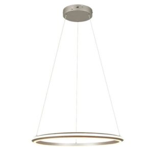 Lámpara colgante LED AMADOR 48W 5800lm Ø75cm níquel IP20 - TRIO Lighting - Imagen 1