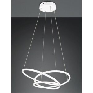 Lámpara colgante LED DARVIN 34W 4500lm 64cm blanco IP20 - TRIO Lighting - Imagen 4