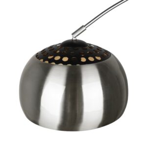 Lámpara de pie ARGENTINA níquel mate pantalla metálica E27 IP20 - TRIO Lighting - Imagen 3