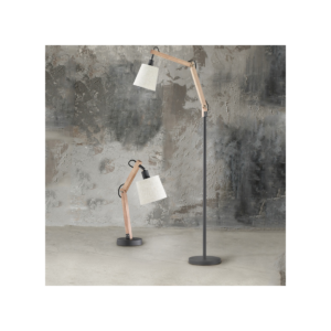 Lámpara de pie JANKO rústica articulable E14 - TRIO Lighting - Imagen 4