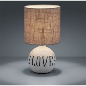 Lámpara de sobremesa ESNA rústica LOVE E14 IP20 - TRIO Lighting - Imagen 3