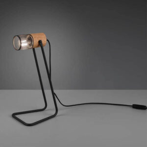 Lámpara de sobremesa TOSH vintage madera - TRIO Lighting - Imagen 4