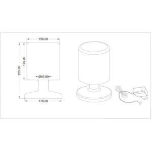 Lámpara LED BARBADOS recargable portátil - TRIO Lighting - Imagen 2