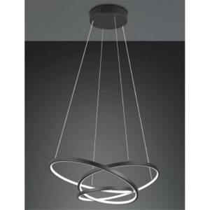 Lámpara LED de techo DARVIN 34W 4500lm negra IP20 - TRIO Lighting - Imagen 2