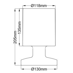 Lámpara LED LORA sobremesa recargable - TRIO Lighting - Imagen 3